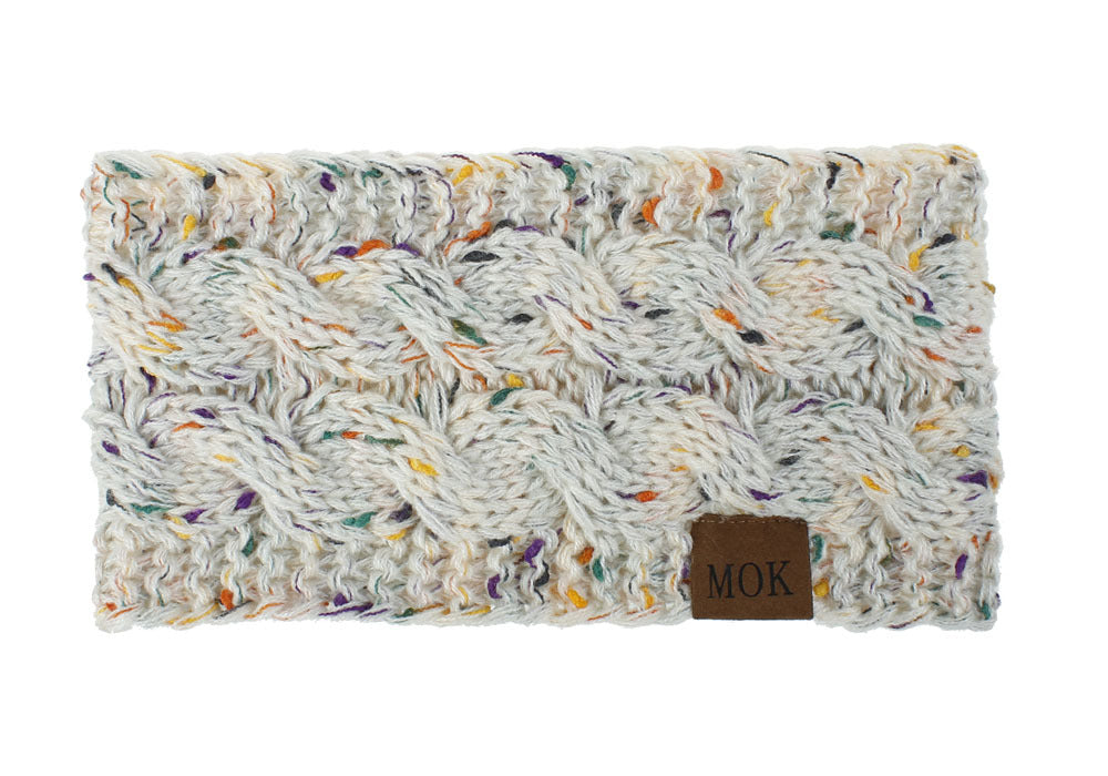 Wholesale Autumn and Winter Plush Acrylic Yarn Knitted Headbands